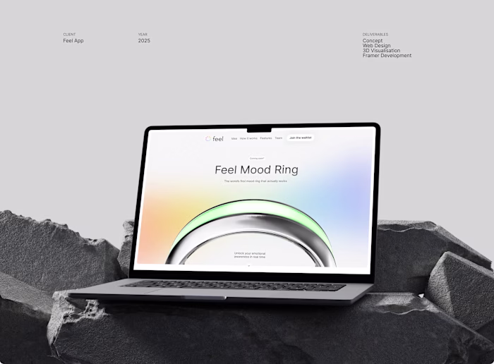 Amazing Smart Mood Ring Website | Design & Development