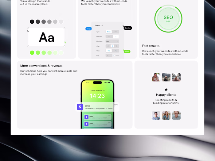 Clean, minimal and the colors are perfect