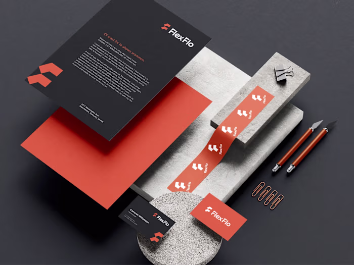 The brand identity I crafted for FlexFlo, a trailblazer in t...