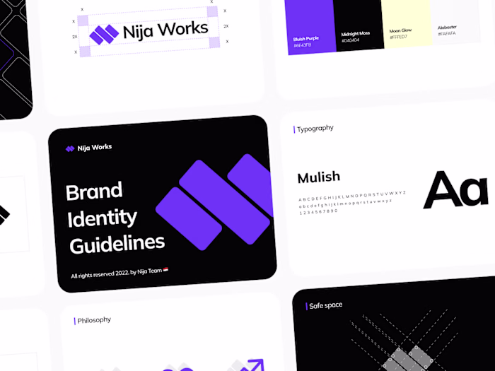 Nija Works Logo Rebranding ✨