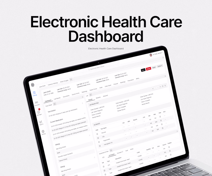 Electronic Health Record (EHR) Dashboard