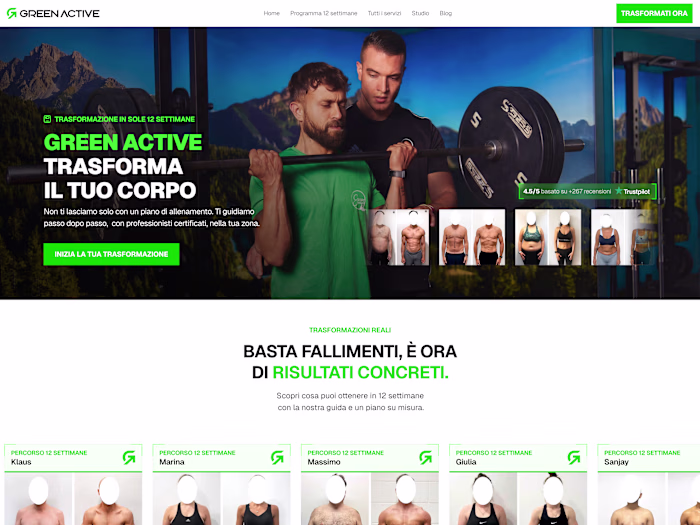 Green Active - Website Redesign