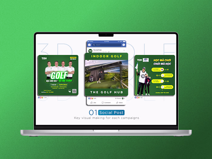 Multimedia Design for The Golf Hub