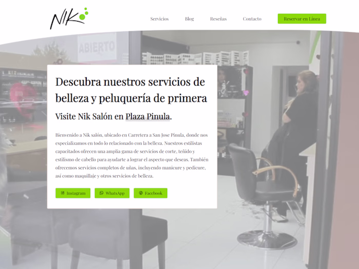 Gatsby.js Website for a Beauty Salon