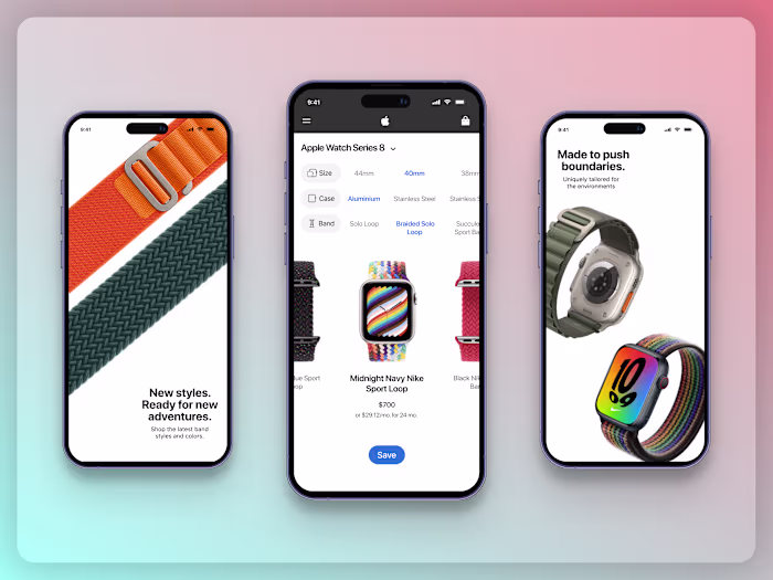 Apple Watch Personalisation Interface
