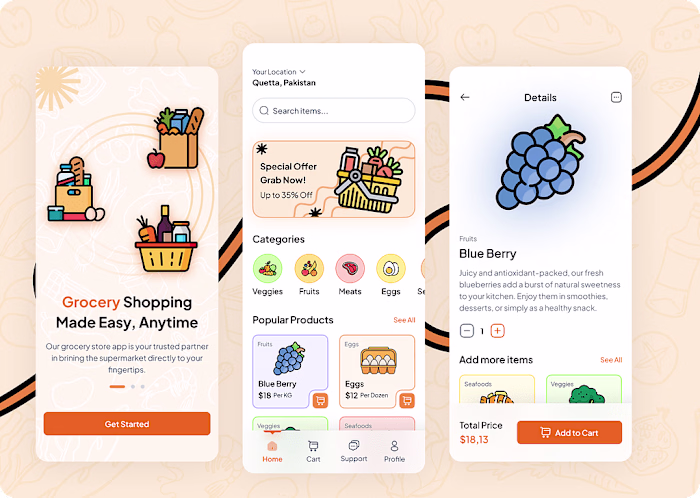 GroceryPal - Grocery Store Mobile App