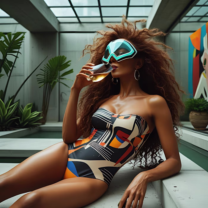 Poolside Aura | Editorial Lifestyle Branding