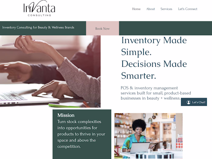 Project Title
Website Design for Consulting