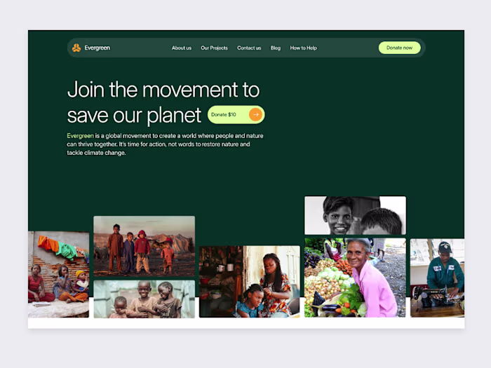 Evergreen: Website: Figma to Framer Development