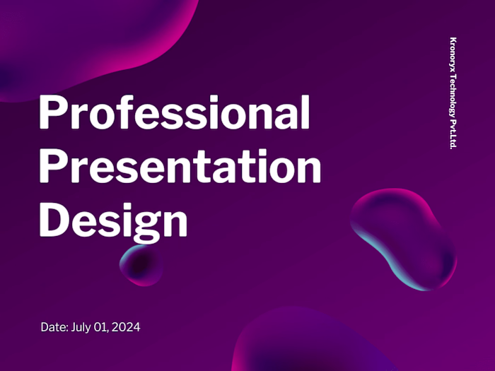 Professional Presentation Design for Tech Conference