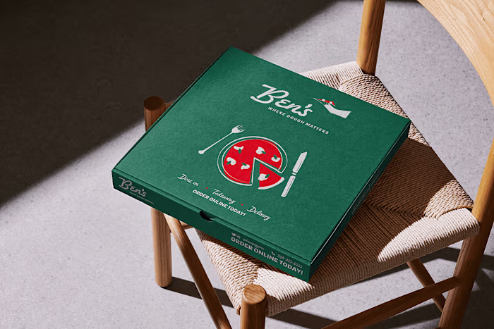 Brand Identity Development for Ben's Pizzeria