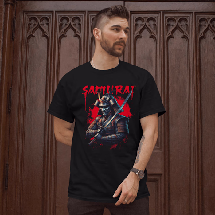 Samurai T-Shirt Design