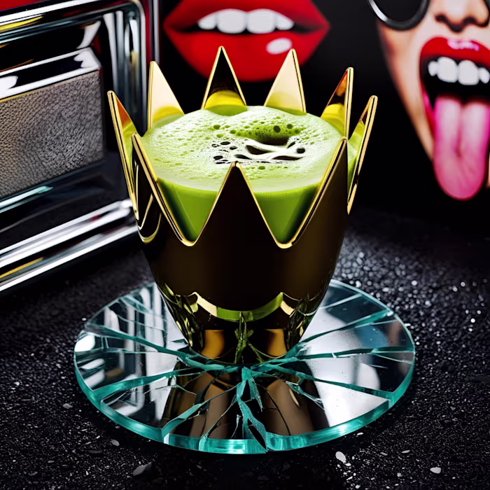 Sculptural Sips in Motion