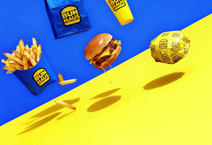 BunHaus: Color-driven Fast Food Identity