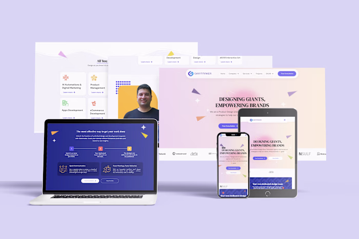 Giantmaker: Digital Design Agency Responsive Website