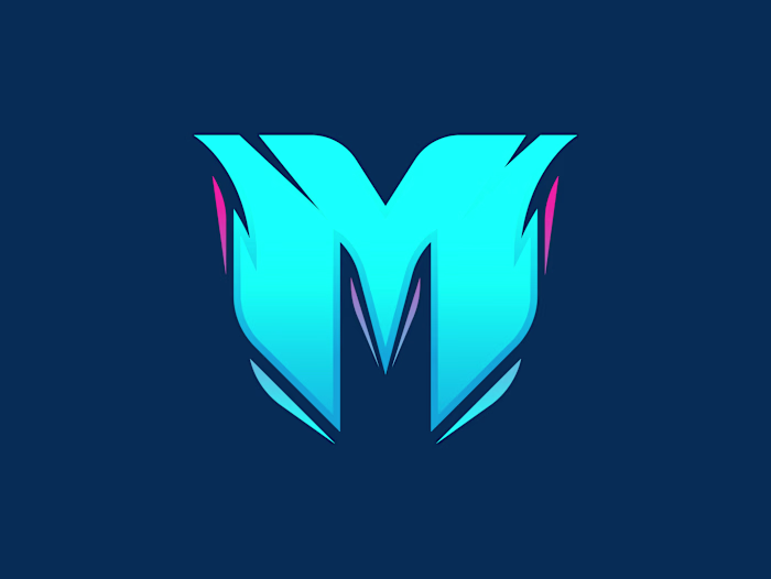 Letter 'M' eSports Logo