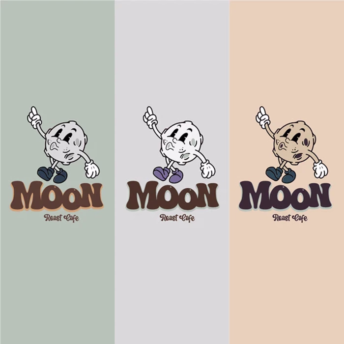Moon Roast Cafe: Coffee Shop Branding
