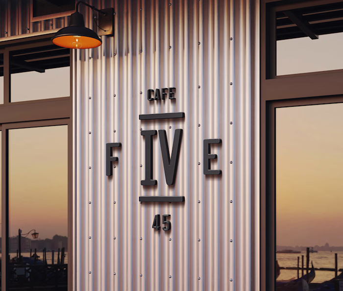 Identity of Dubai’s Waterfront Café