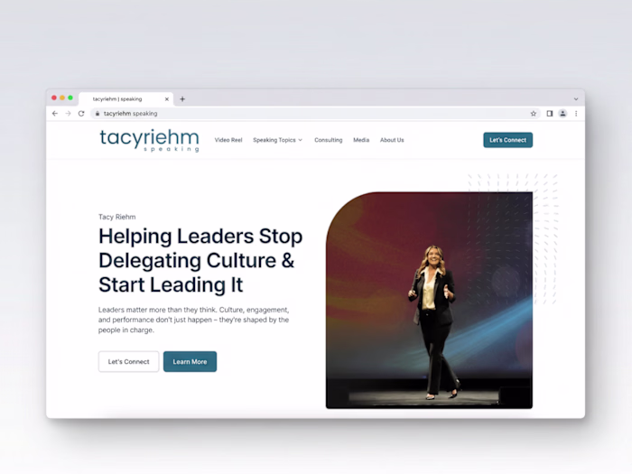 Webflow Site Refinement for Vos Consulting & Tacy Riehm