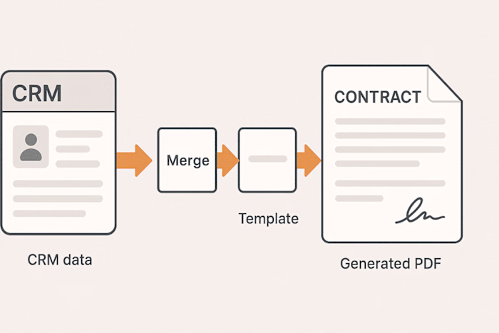 Auto PDF Contract Package Generation