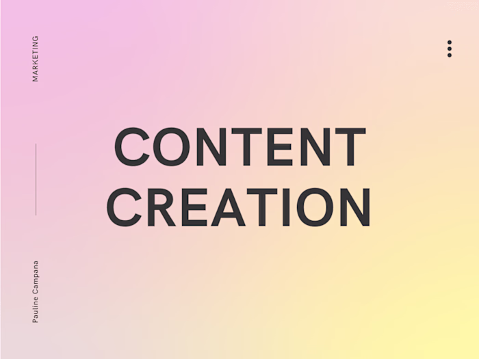 content creation