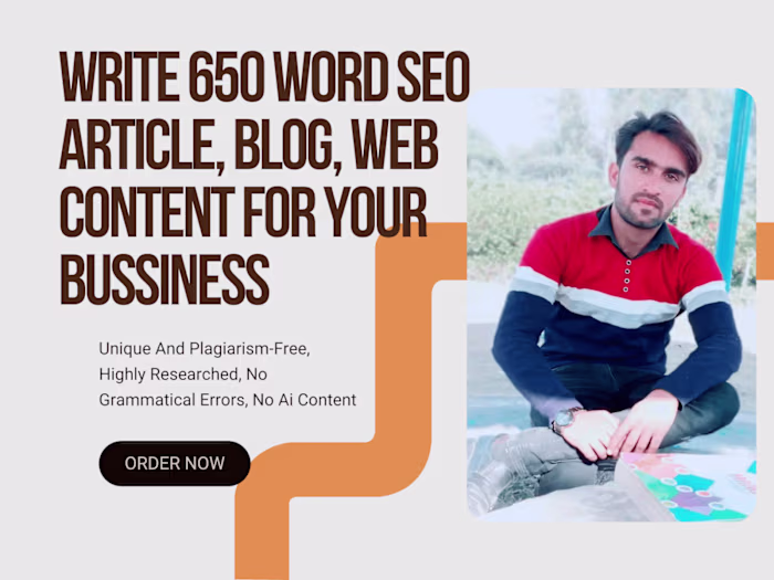 Write 650 words 10 SEO Articles, Blogs, Web Content for You