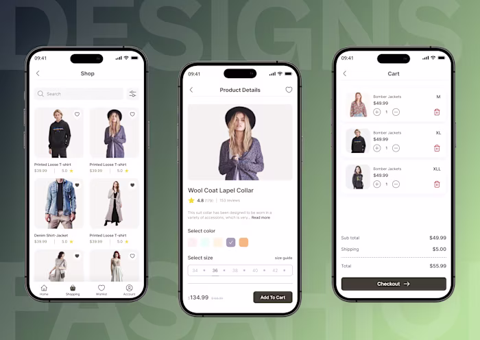 E-Commerce Fashion App — Full