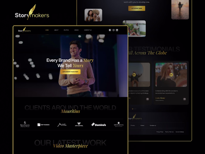 Story Makers | Figma Design | Webflow Development