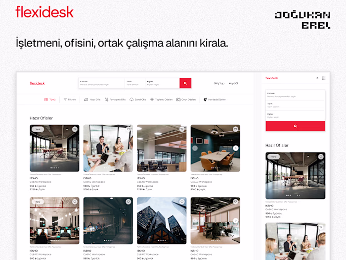 Flexidesk - Coworking App