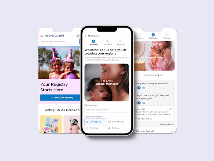 Gift Registry Feature in eCommerce App