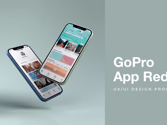 UX/UI Mobile App Redesign for Go Pro App