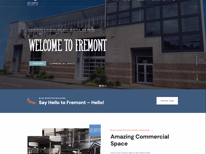 Blue Rooster Building - Commercial Space Rental | Wordpress