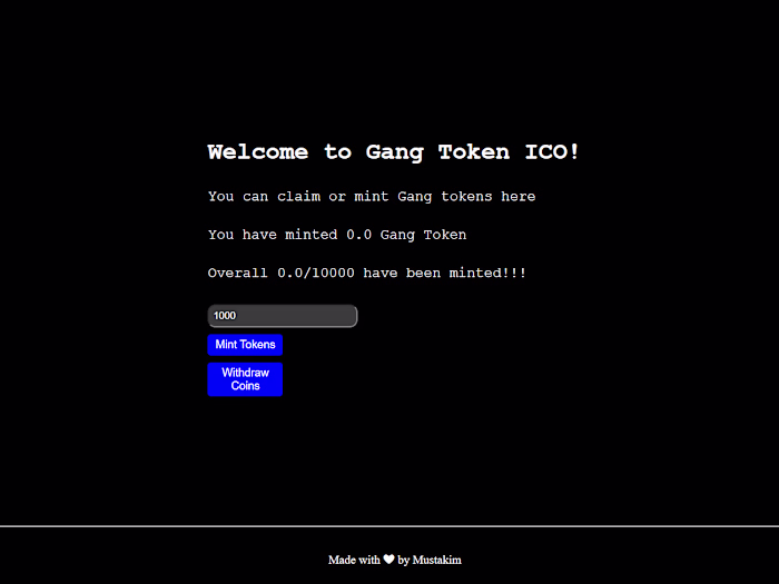 Whitelist-Presale-Publicsale-NFT(ERC721) - Token(ERC20)