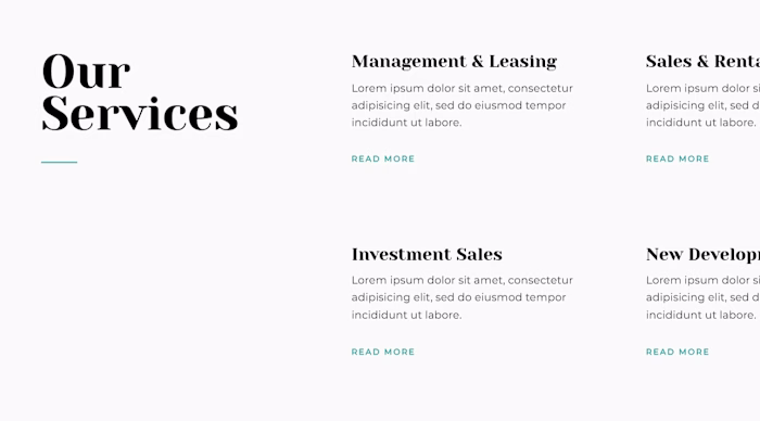 Modern Real Estate Website Design