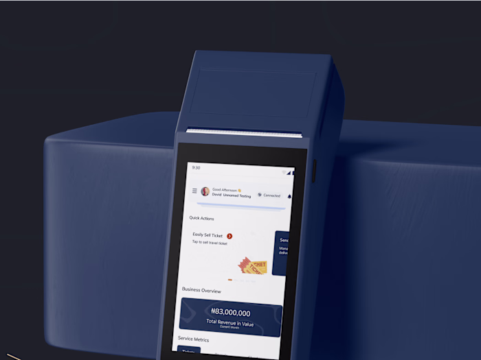 Receive Payment Functionality for Bus Ticketing and Logistics 