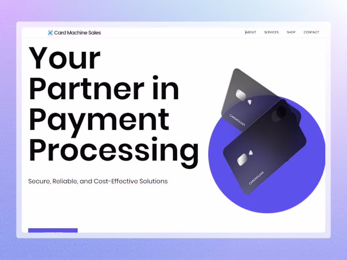 Financial Services E-Comm Site