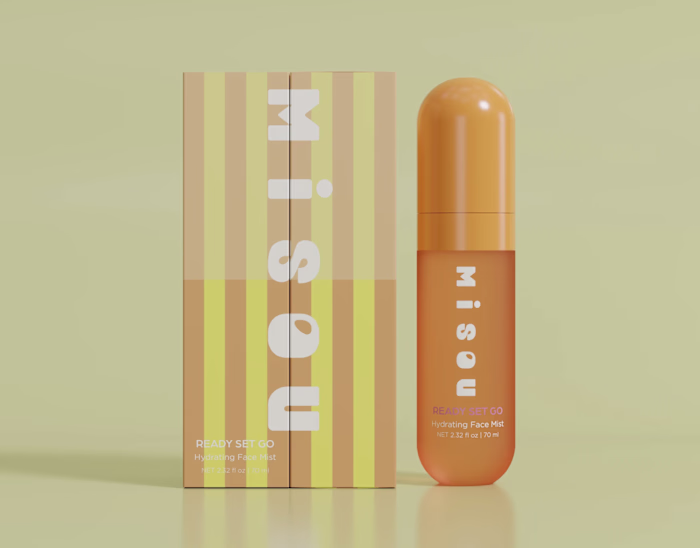 Cosmetics Label Packaging Design for Misou