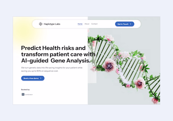 Haplotype Lab Landing Page