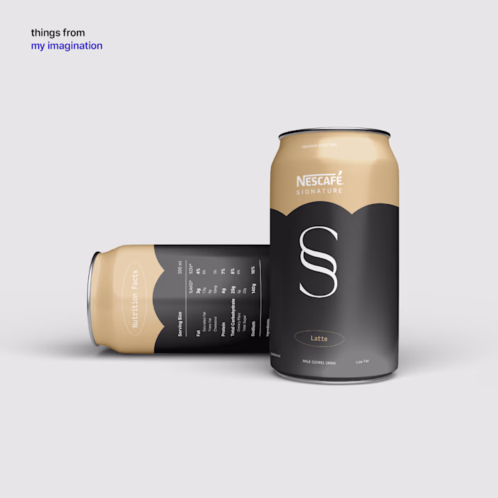 Nescafe Canned Coffee Packaging Design