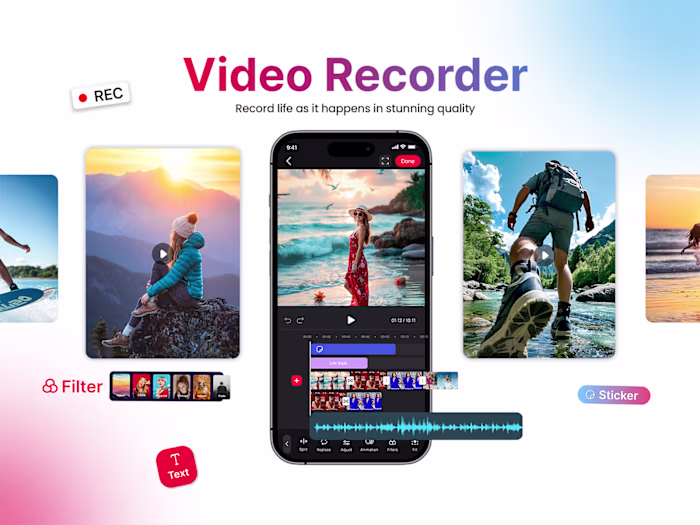 AI Teleprompter and Video Recording