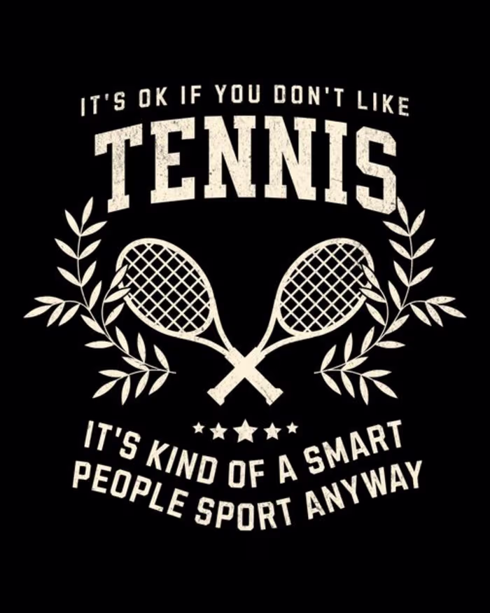 Tennis T-Shirt Design Template