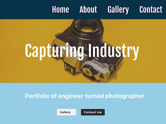 Case study : Photographer
