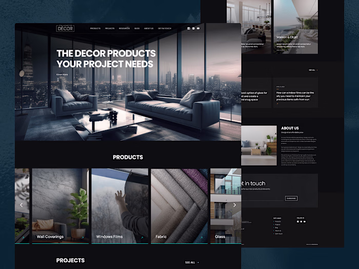Enhanced Decor Website