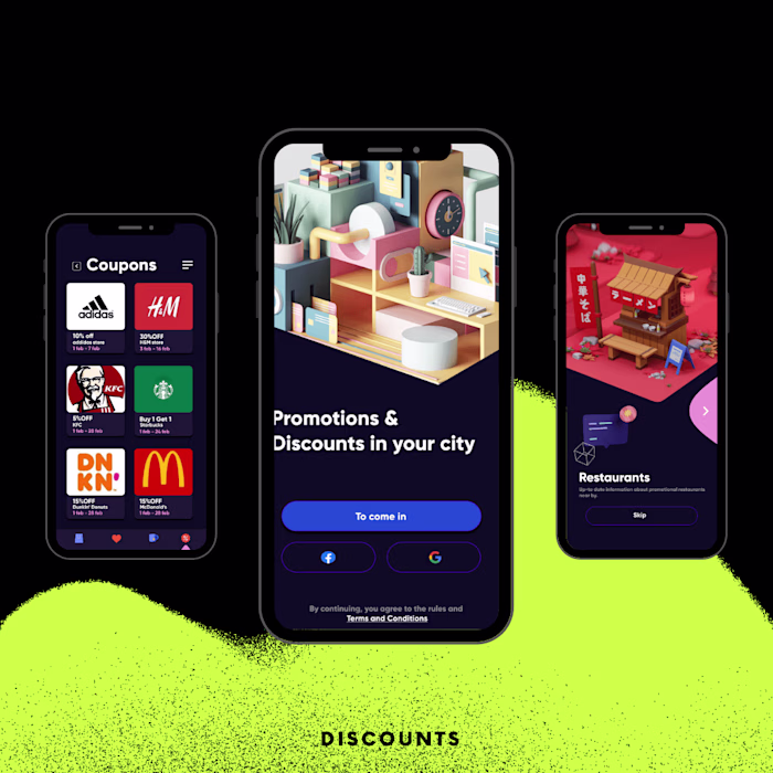 Discounts | App Design & Development