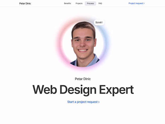 Petar Dinic - Portfolio Website