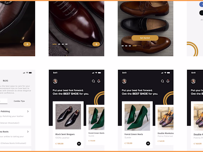Scarpa Shoes: Mobile App Design