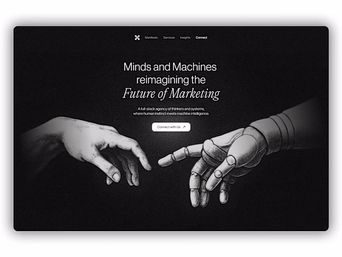 Landing Page Design - Human x AI Marketing Agency