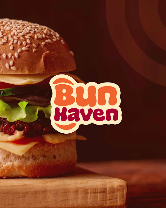Brand Identity for a Burger brand "Bun Haven"