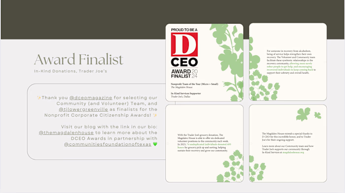 Copywriting for Award Finalist