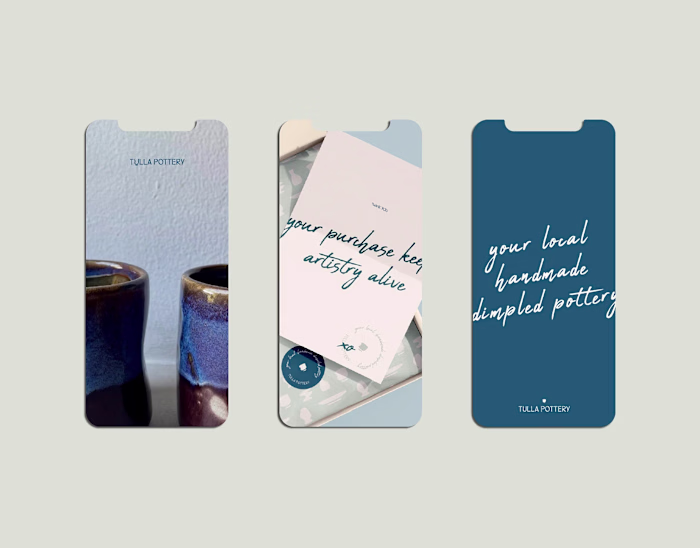 Tulla Pottery | Visual Identity & Packaging design